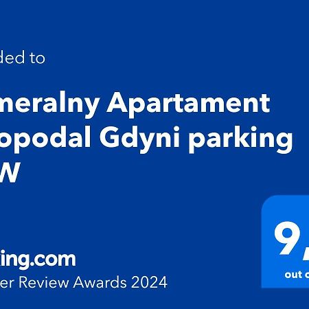 Kameralny Apartament Nieopodal Gdyni Parking New Pogorze Buitenkant foto